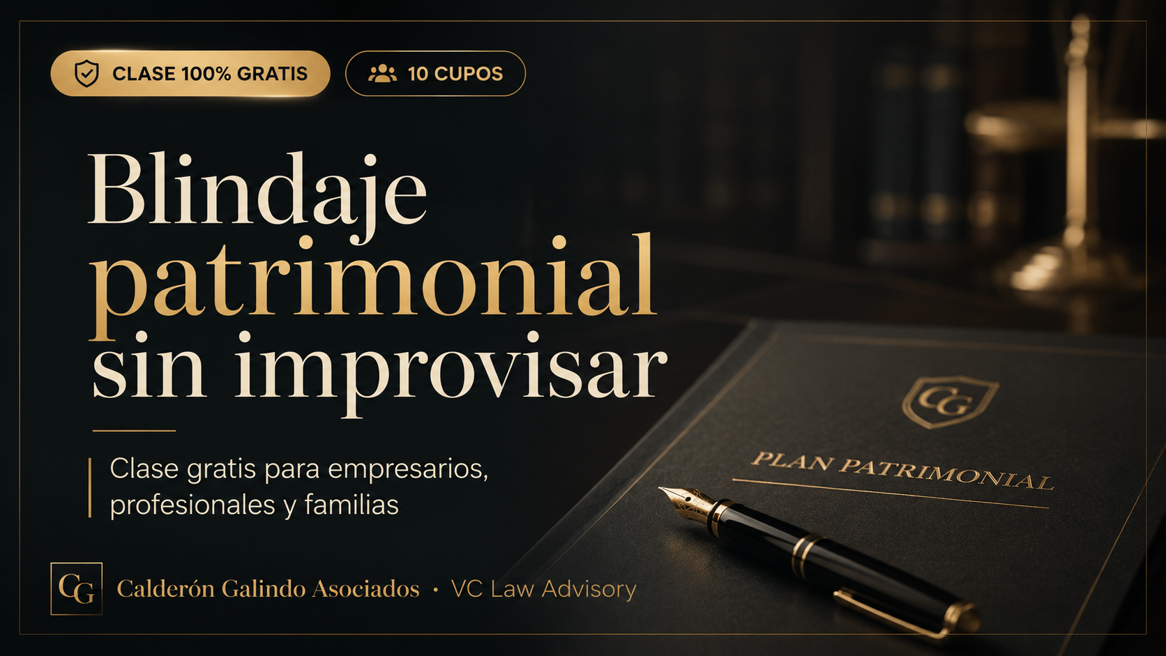 Portada clase gratuita BLINDA Sistema Patrimonial