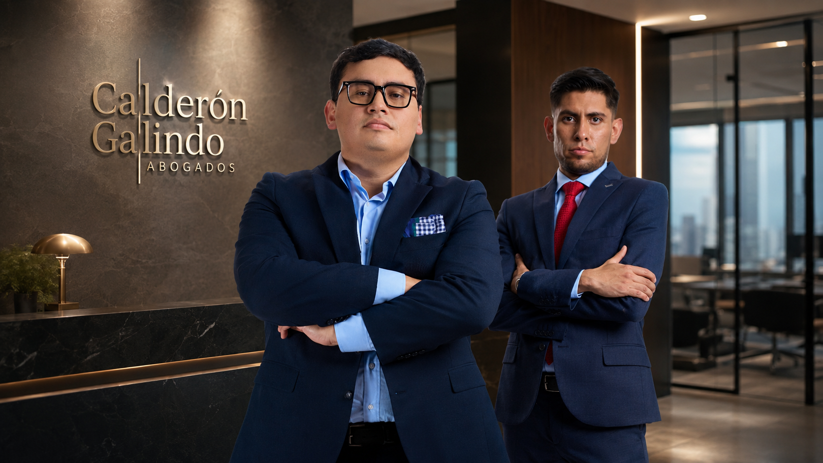 Abogados de Calderón Galindo en una oficina corporativa